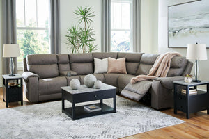 Starbot Power Reclining Sectional - 46 Furniture and Mattress Gallery