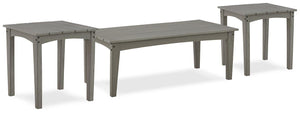 Visola Outdoor Occasional Table Set - 46 Furniture and Mattress Gallery