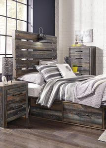 Drystan Bed with 4 Storage Drawers - 46 Furniture and Mattress Gallery