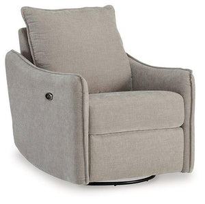 McBurg Swivel Power Recliner - 46 Furniture and Mattress Gallery