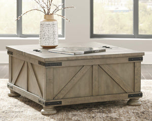 Aldwin Coffee Table With Storage - 46 Furniture and Mattress Gallery