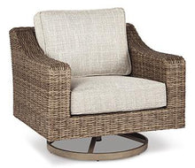 Load image into Gallery viewer, Beachcroft Outdoor Swivel Lounge with Cushion - 46 Furniture and Mattress Gallery
