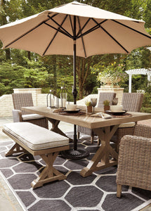 Beachcroft Outdoor Dining Table - 46 Furniture and Mattress Gallery