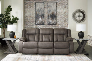 First Base Reclining Sofa - 46 Furniture and Mattress Gallery