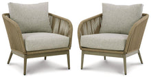 Load image into Gallery viewer, Swiss Valley Lounge Chair with Cushion (Set of 2) - 46 Furniture and Mattress Gallery
