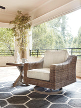 Load image into Gallery viewer, Beachcroft Outdoor Swivel Lounge with Cushion - 46 Furniture and Mattress Gallery

