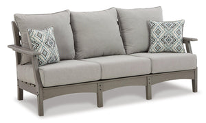 Visola Outdoor Sofa and Loveseat Set - 46 Furniture and Mattress Gallery