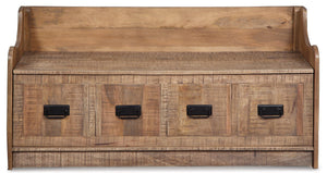 Garrettville Storage Bench - 46 Furniture and Mattress Gallery