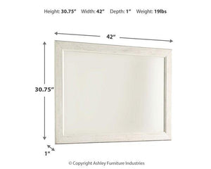 Willowton Bedroom Mirror - 46 Furniture and Mattress Gallery