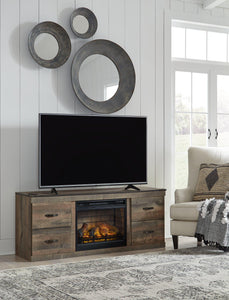 Trinell TV Stand with Electric Fireplace - 46 Furniture and Mattress Gallery
