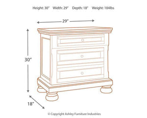 Flynnter Nightstand - 46 Furniture and Mattress Gallery