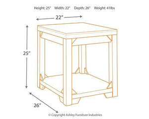 Fregine End Table - 46 Furniture and Mattress Gallery