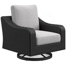 Load image into Gallery viewer, Beachcroft Outdoor Swivel Lounge with Cushion - 46 Furniture and Mattress Gallery
