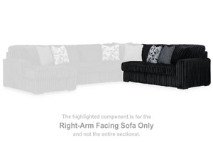 Midnight-Madness Sectional Sofa with Chaise - 46 Furniture and Mattress Gallery