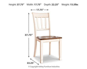 Whitesburg Dining Chair - 46 Furniture and Mattress Gallery