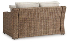Load image into Gallery viewer, Beachcroft Outdoor Loveseat with Cushion - 46 Furniture and Mattress Gallery
