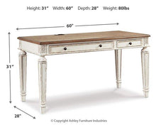 Load image into Gallery viewer, Realyn 60&quot; Home Office Desk - 46 Furniture and Mattress Gallery
