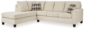 Abinger 2-Piece Sleeper Sectional with Chaise - 46 Furniture and Mattress Gallery