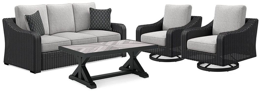 Beachcroft Outdoor Set - 46 Furniture and Mattress Gallery