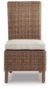 Beachcroft Outdoor Side Chair with Cushion (Set of 2) - 46 Furniture and Mattress Gallery