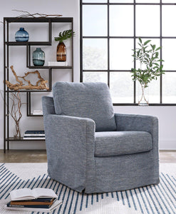 Nenana Next-Gen Nuvella Swivel Glider Accent Chair - 46 Furniture and Mattress Gallery
