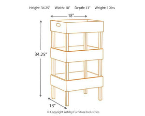 Yulton Storage Shelf - 46 Furniture and Mattress Gallery