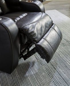 Caveman Den Power Reclining Loveseat with Console - 46 Furniture and Mattress Gallery