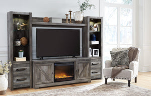 Wynnlow 4-Piece Entertainment Center with Electric Fireplace - 46 Furniture and Mattress Gallery