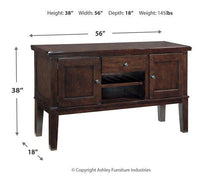 Load image into Gallery viewer, Haddigan Dining Server - 46 Furniture and Mattress Gallery
