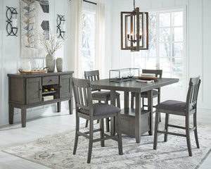 Hallanden Counter Height Dining Room Set - 46 Furniture and Mattress Gallery