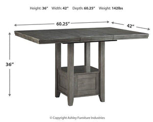 Hallanden Counter Height Dining Room Set - 46 Furniture and Mattress Gallery