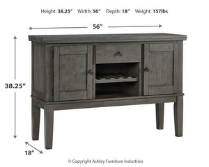 Hallanden Counter Height Dining Room Set - 46 Furniture and Mattress Gallery
