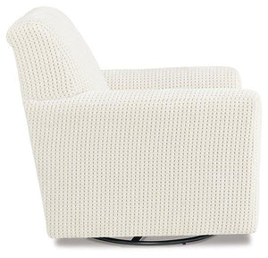Herstow Swivel Glider Accent Chair - 46 Furniture and Mattress Gallery