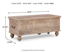 Load image into Gallery viewer, Fossil Ridge Storage Bench - 46 Furniture and Mattress Gallery
