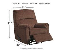Load image into Gallery viewer, Nerviano Recliner - 46 Furniture and Mattress Gallery
