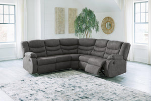 Partymate 2-Piece Reclining Sectional - 46 Furniture and Mattress Gallery