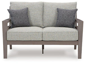 Hillside Barn Outdoor Loveseat with Cushion - 46 Furniture and Mattress Gallery