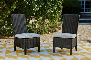Beachcroft Outdoor Side Chair with Cushion (Set of 2) - 46 Furniture and Mattress Gallery