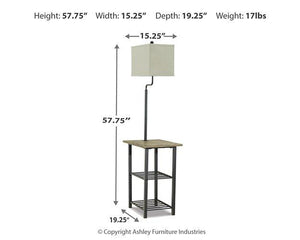 Shianne Floor Lamp - 46 Furniture and Mattress Gallery