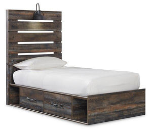Drystan Bed with 4 Storage Drawers - 46 Furniture and Mattress Gallery