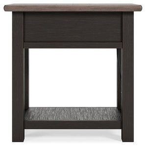 Tyler Creek Chairside End Table - 46 Furniture and Mattress Gallery