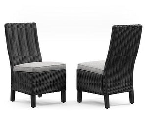 Beachcroft Outdoor Side Chair with Cushion (Set of 2) - 46 Furniture and Mattress Gallery