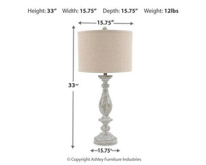 Bernadate Table Lamp (Set of 2) - 46 Furniture and Mattress Gallery