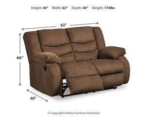Tulen Reclining Loveseat - 46 Furniture and Mattress Gallery