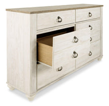 Load image into Gallery viewer, Willowton Dresser and Mirror - 46 Furniture and Mattress Gallery
