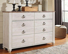 Load image into Gallery viewer, Willowton Dresser and Mirror - 46 Furniture and Mattress Gallery
