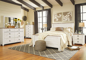 Willowton Dresser and Mirror - 46 Furniture and Mattress Gallery