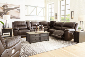 Dunleith 6-Piece Sectional w/ Recliner - 46 Furniture and Mattress Gallery