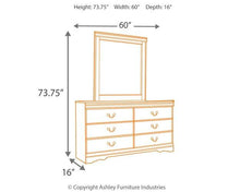 Load image into Gallery viewer, Huey Vineyard Dresser and Mirror - 46 Furniture and Mattress Gallery
