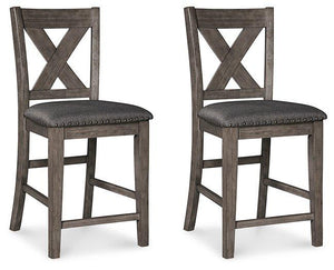 Caitbrook Counter Height Upholstered Bar Stool - 46 Furniture and Mattress Gallery